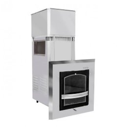 Дровяная печь для бани ВВД Сударушка М (Каменка сталь с баком)